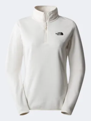 The North Face Glacier 100 Women Hiking Long Sleeve White