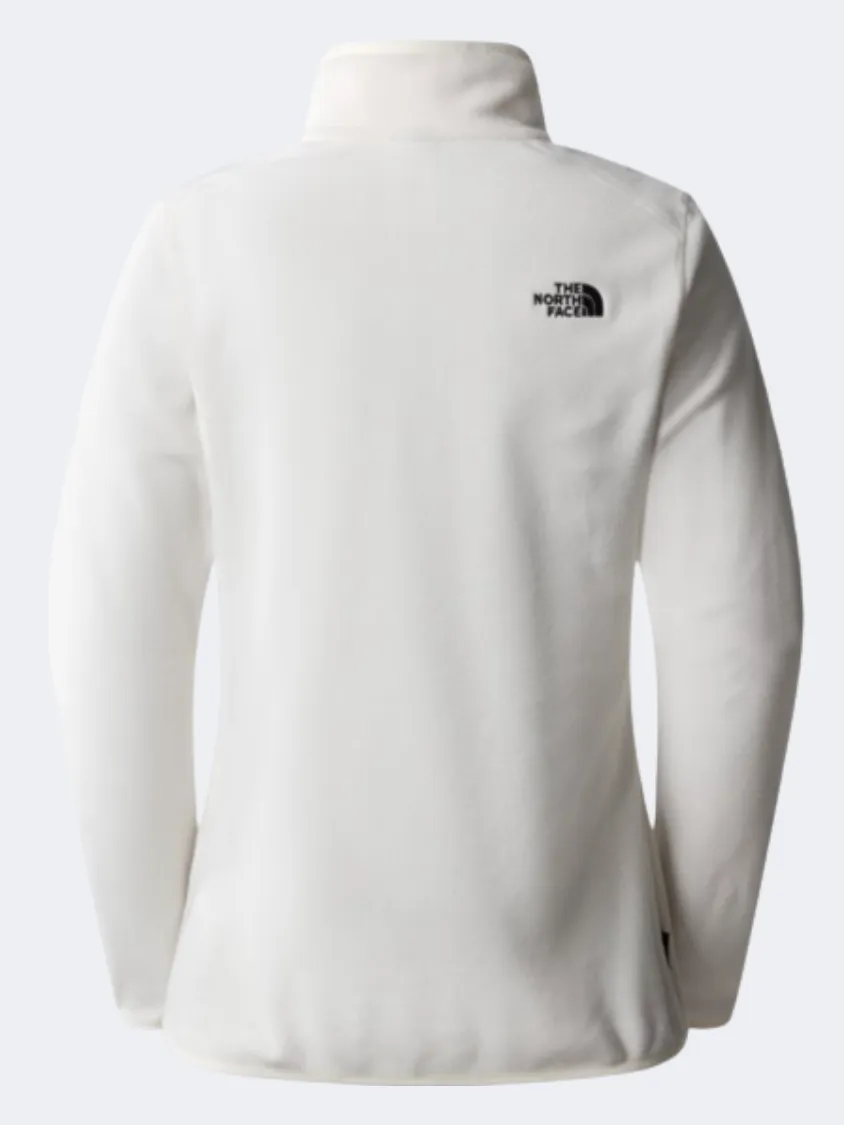 The North Face Glacier 100 Women Hiking Long Sleeve White