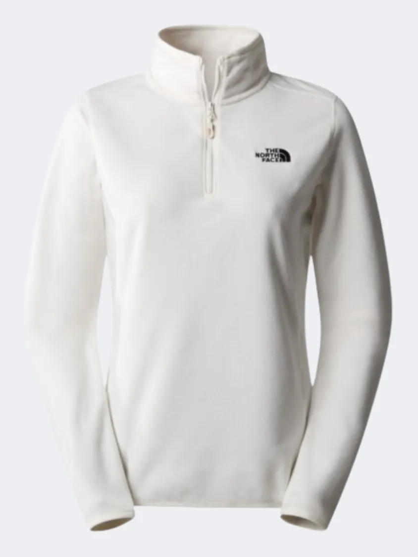 The North Face Glacier 100 Women Hiking Long Sleeve White