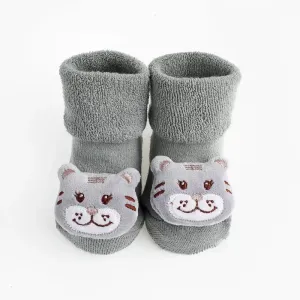 Tiger Baby Rattle Socks
