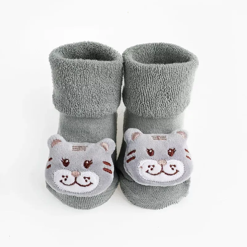 Tiger Baby Rattle Socks