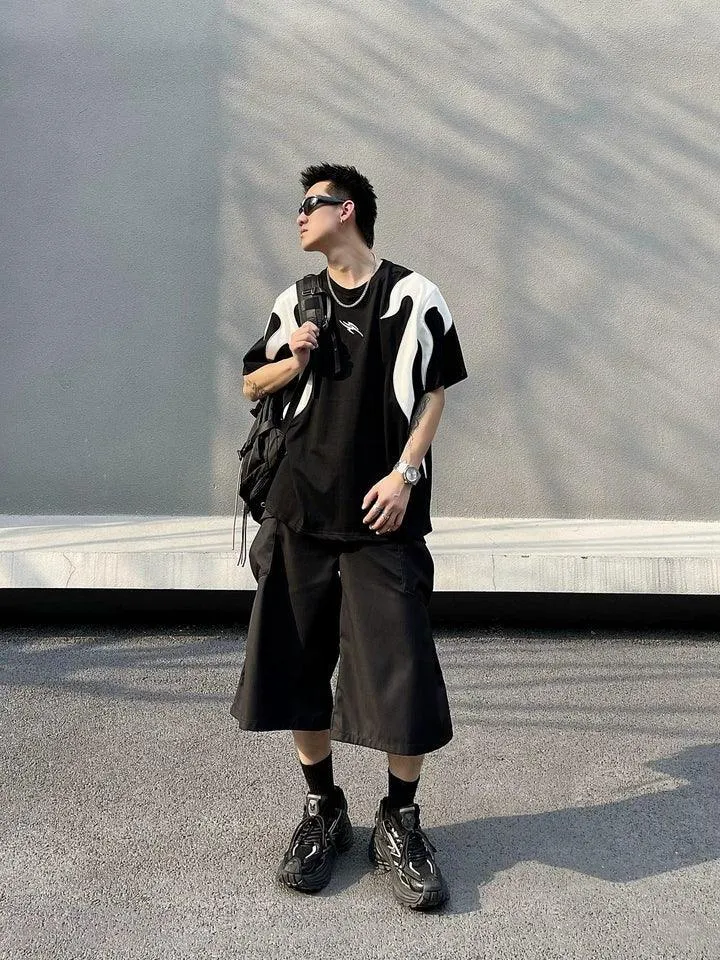 Tribal Spliced T-Shirt