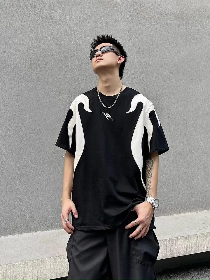 Tribal Spliced T-Shirt