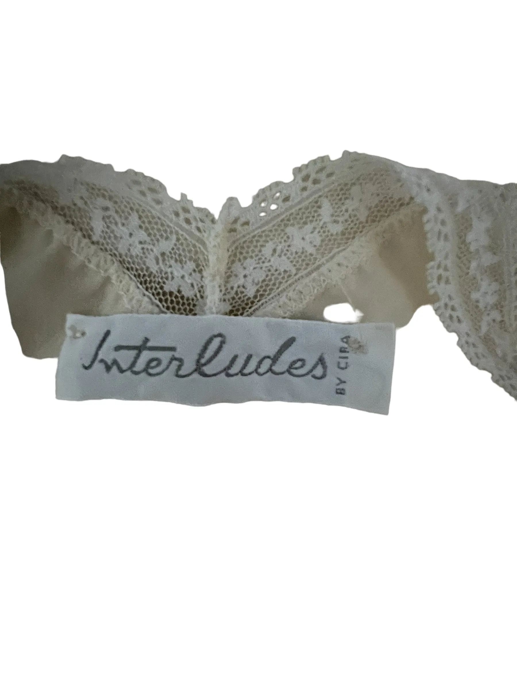 Vintage cotton slip set lingerie S Interludes