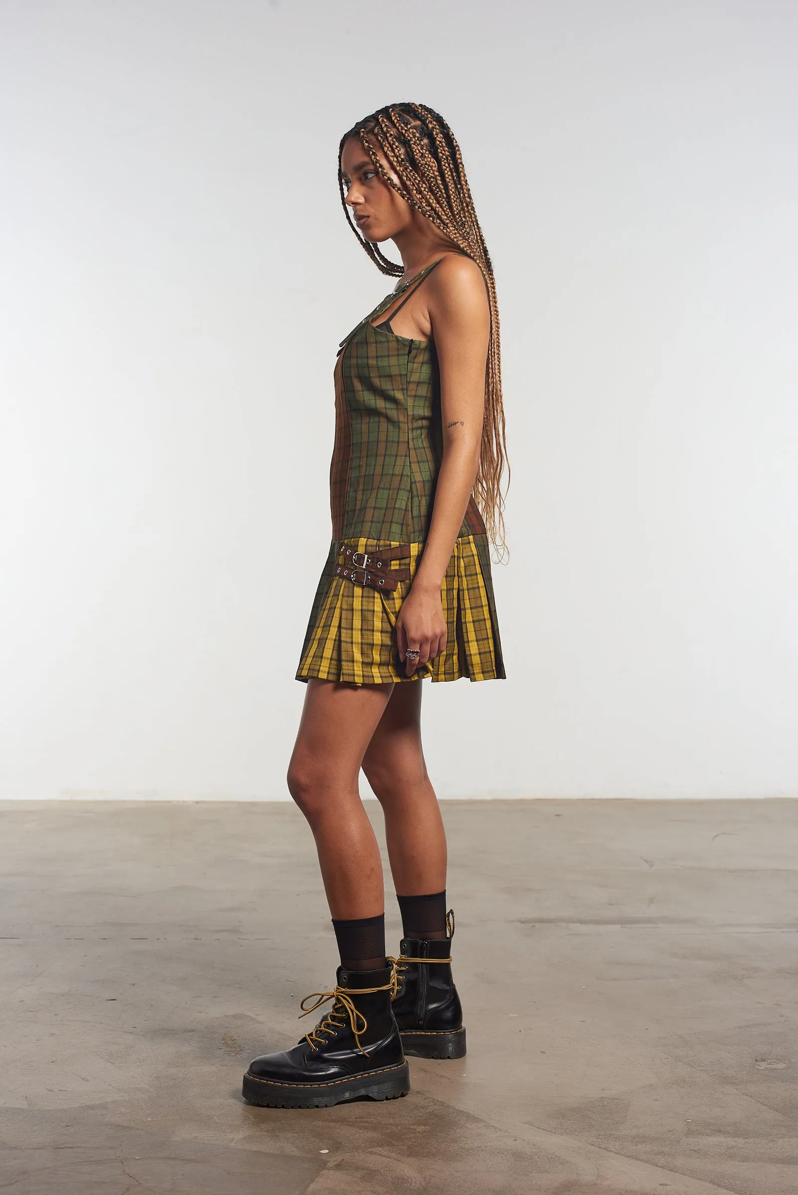 Viv Tartan Mini Dress