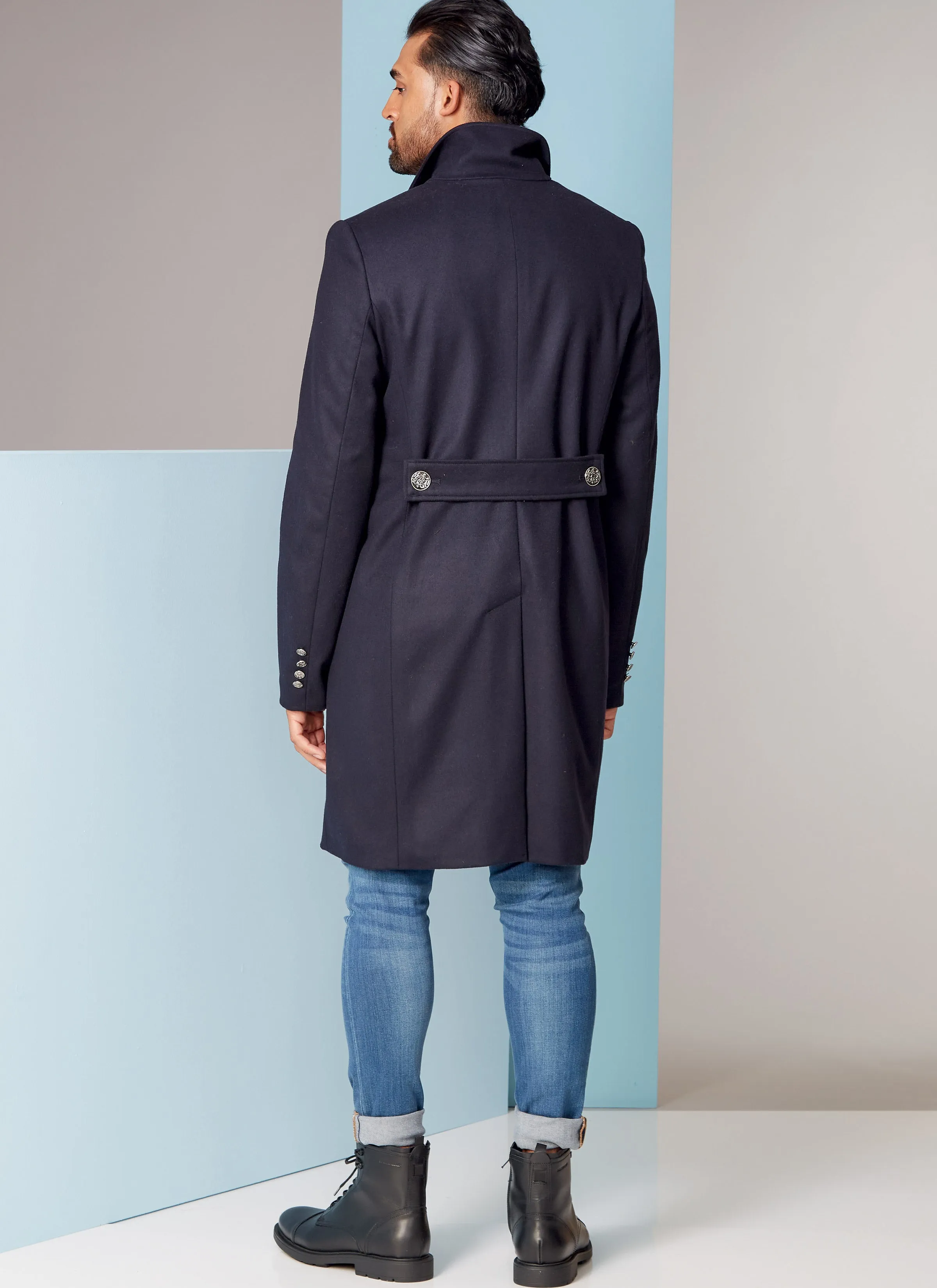 Vogue 1853 Mens Double-Breasted Coat Pattern