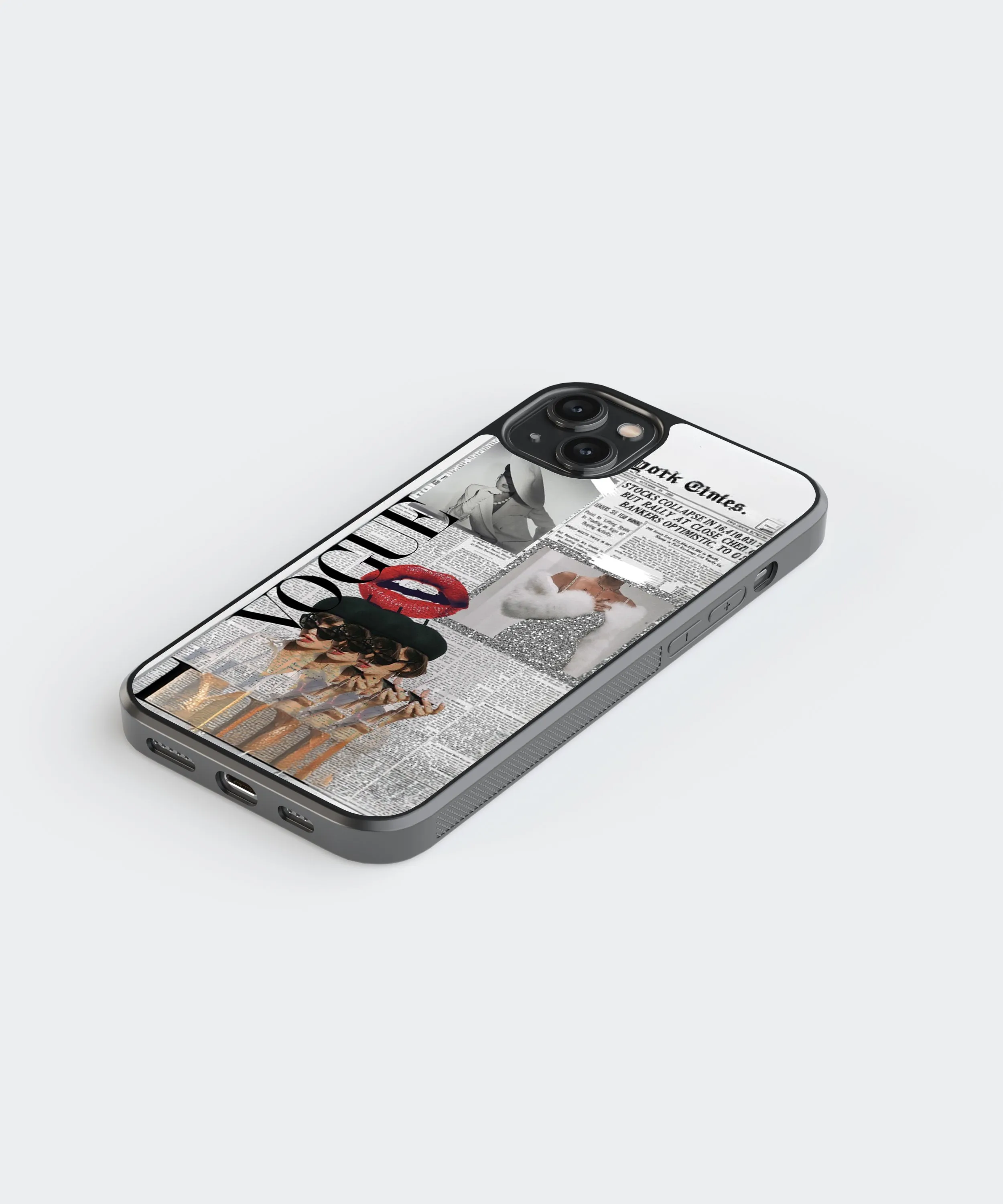Vogue Y2K Glass Phone Case Cover
