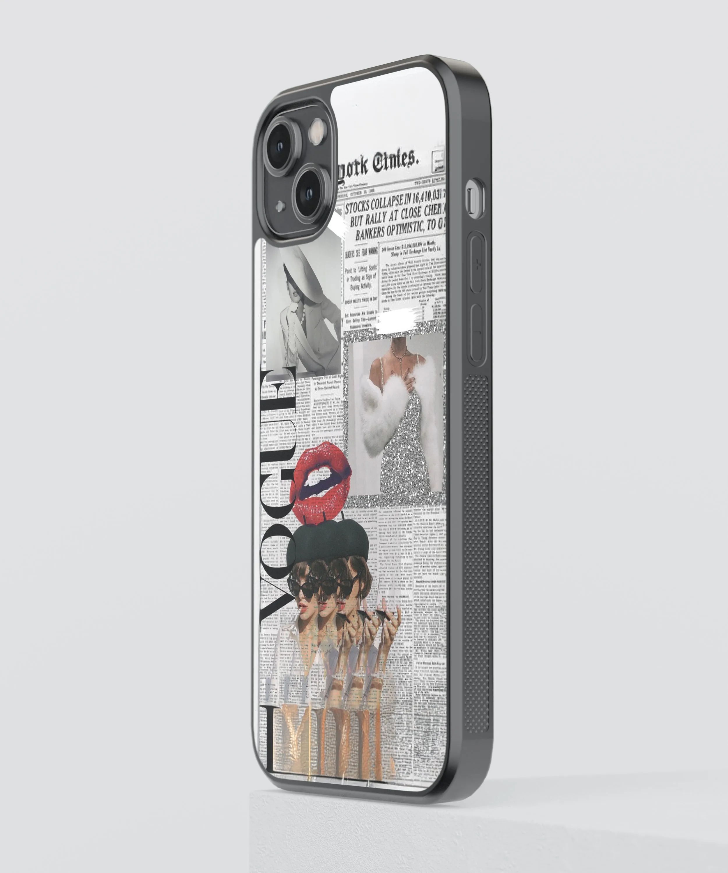 Vogue Y2K Glass Phone Case Cover