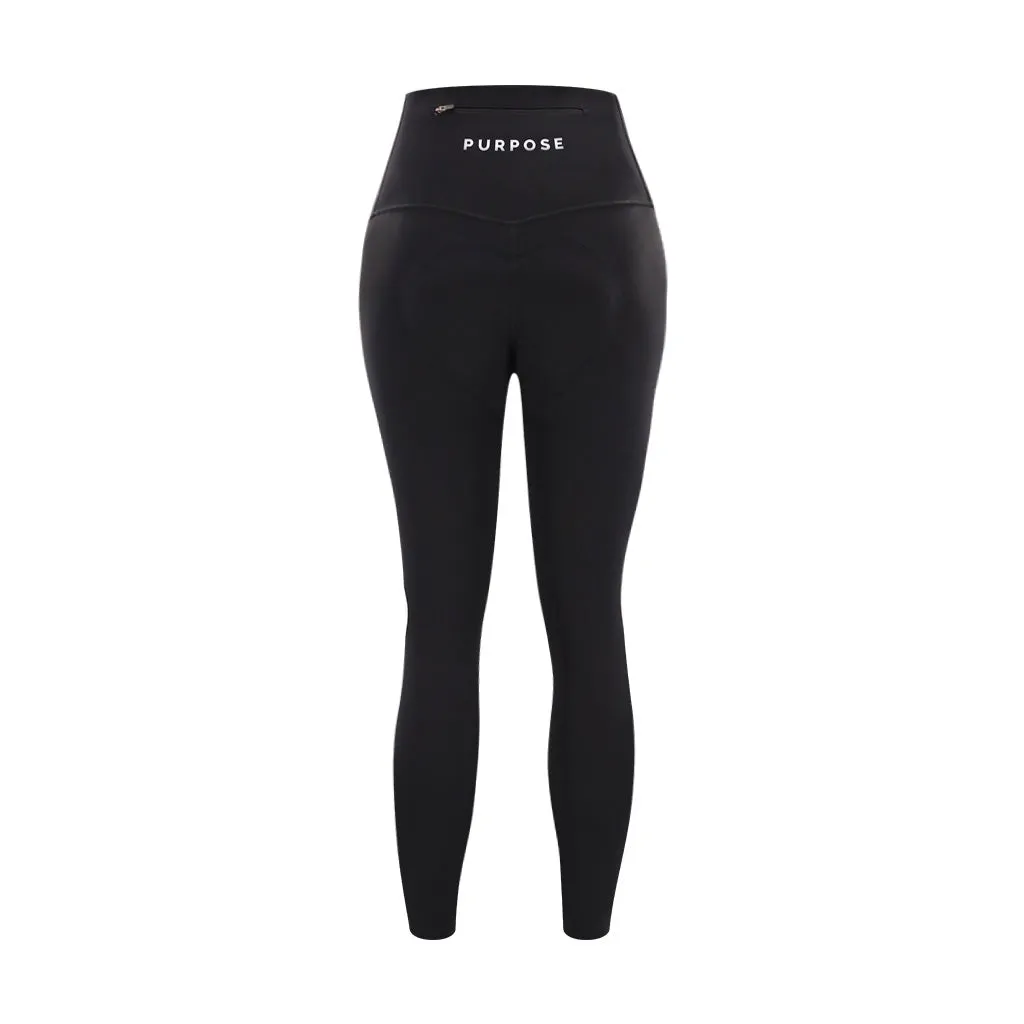 WOMEN High-Waisted Long Cycling Tights with Back Pocket