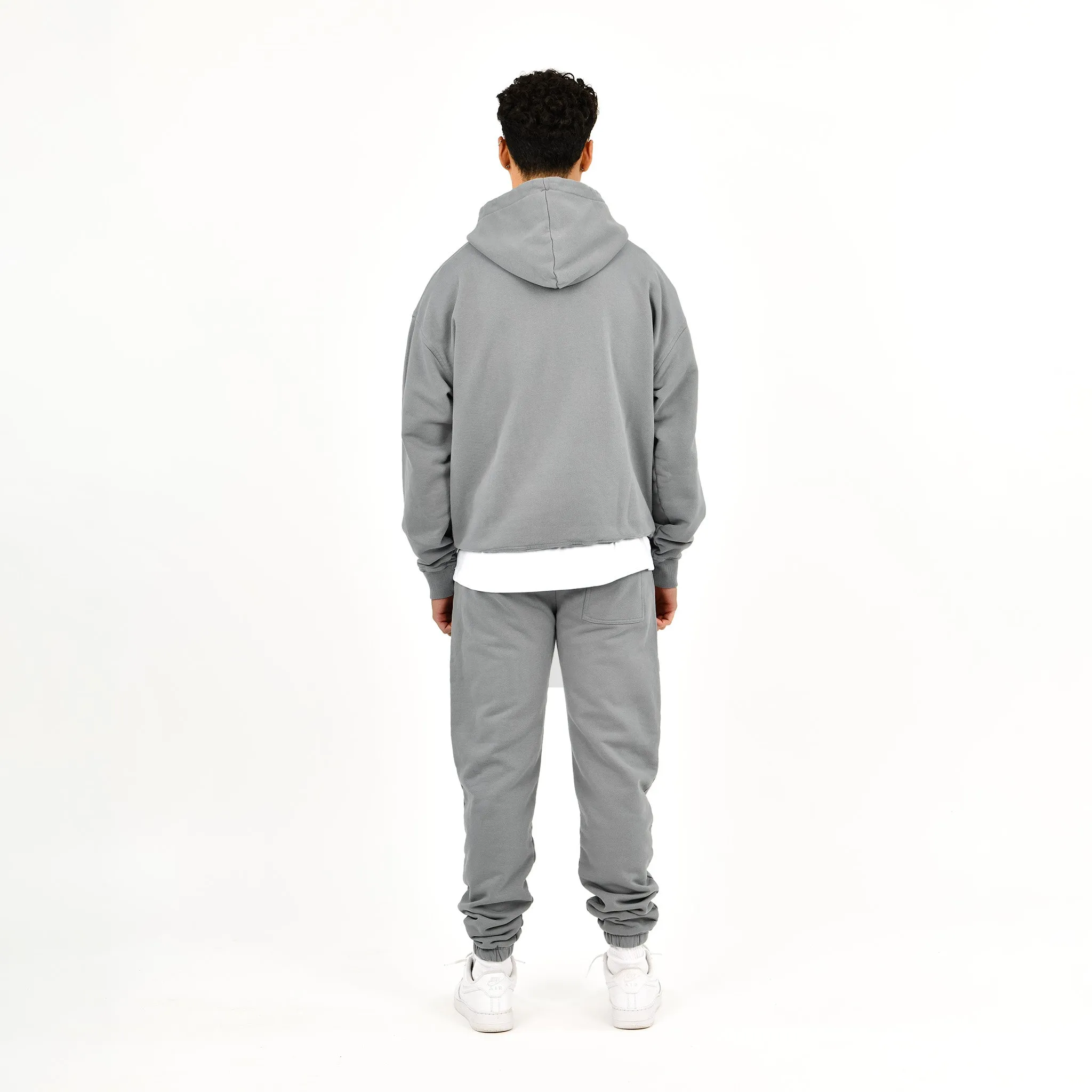 Zip Hoodie - Ocean Grey